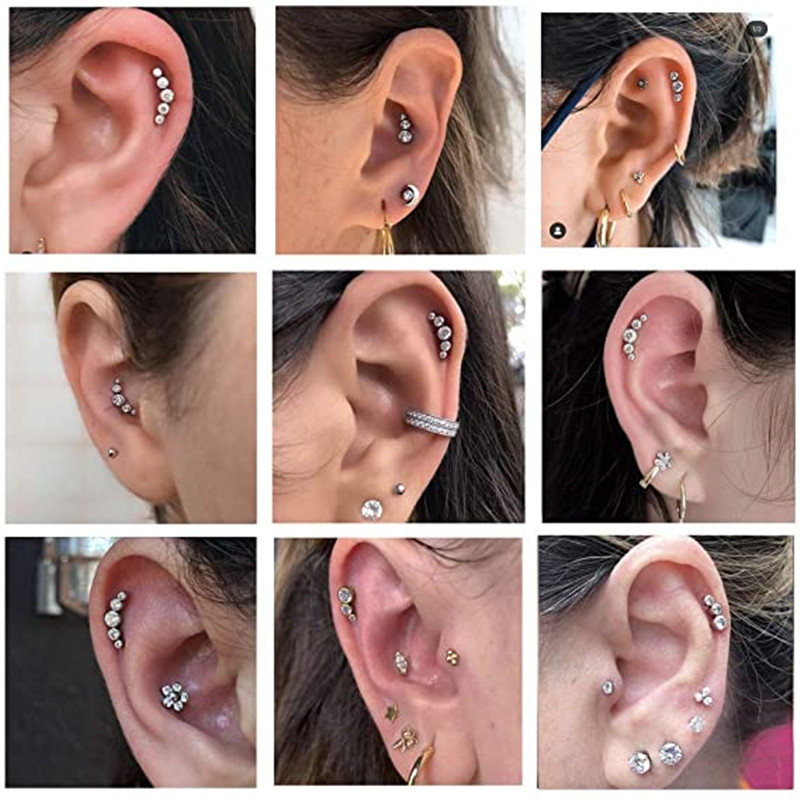 1PCS Crystal Kraakbeen Piercin - Body Jewelry Barbell recensie en prijs