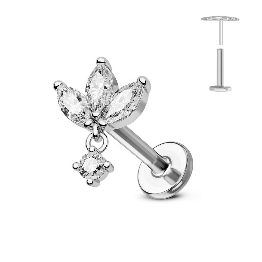 ASTM F136 G23 Titanium Bloem D - Zoor Body Jewelry recensie en prijs