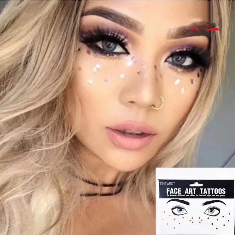 Glanzende tijdelijke tattoo st - Body Jewelry Glue recensie en prijs