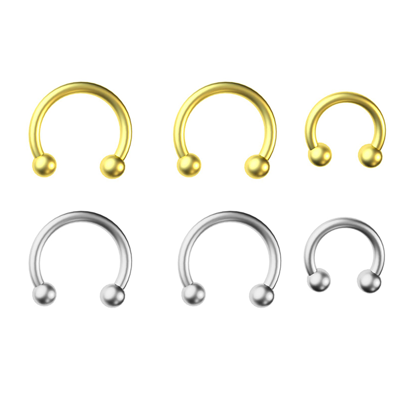 5 stks/partij Rvs 18G Hoefijze - Body Jewelry Barbell recensie en prijs