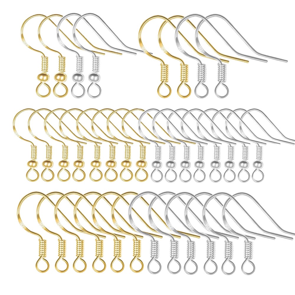 Vergulde oorhaakjes 100 stuks  - Body Jewelry Top recensie en prijs