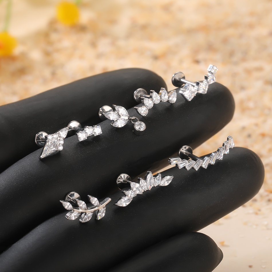 1Pc/5 Stuks G23 Titanium Leaf  - Zoor Body Jewelry recensie en prijs