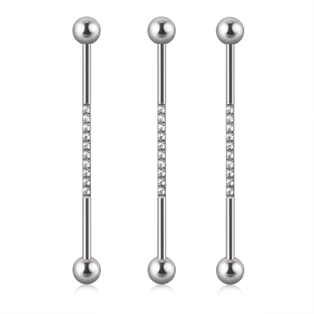 1/3 Stuks Rvs Industriële Barb - Industrial Barbell Long recensie en prijs