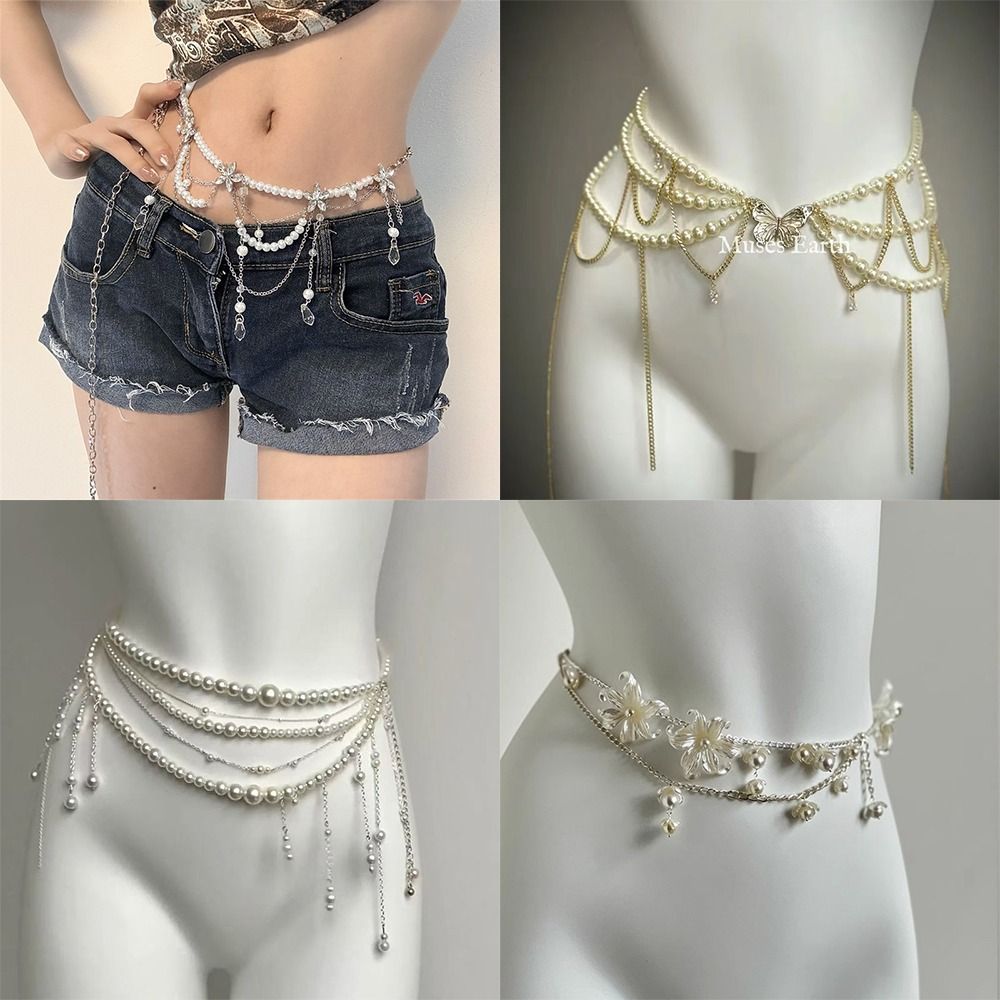 Mode Elegante Parel Taille Ket - Body Jewelry In Bulk recensie en prijs