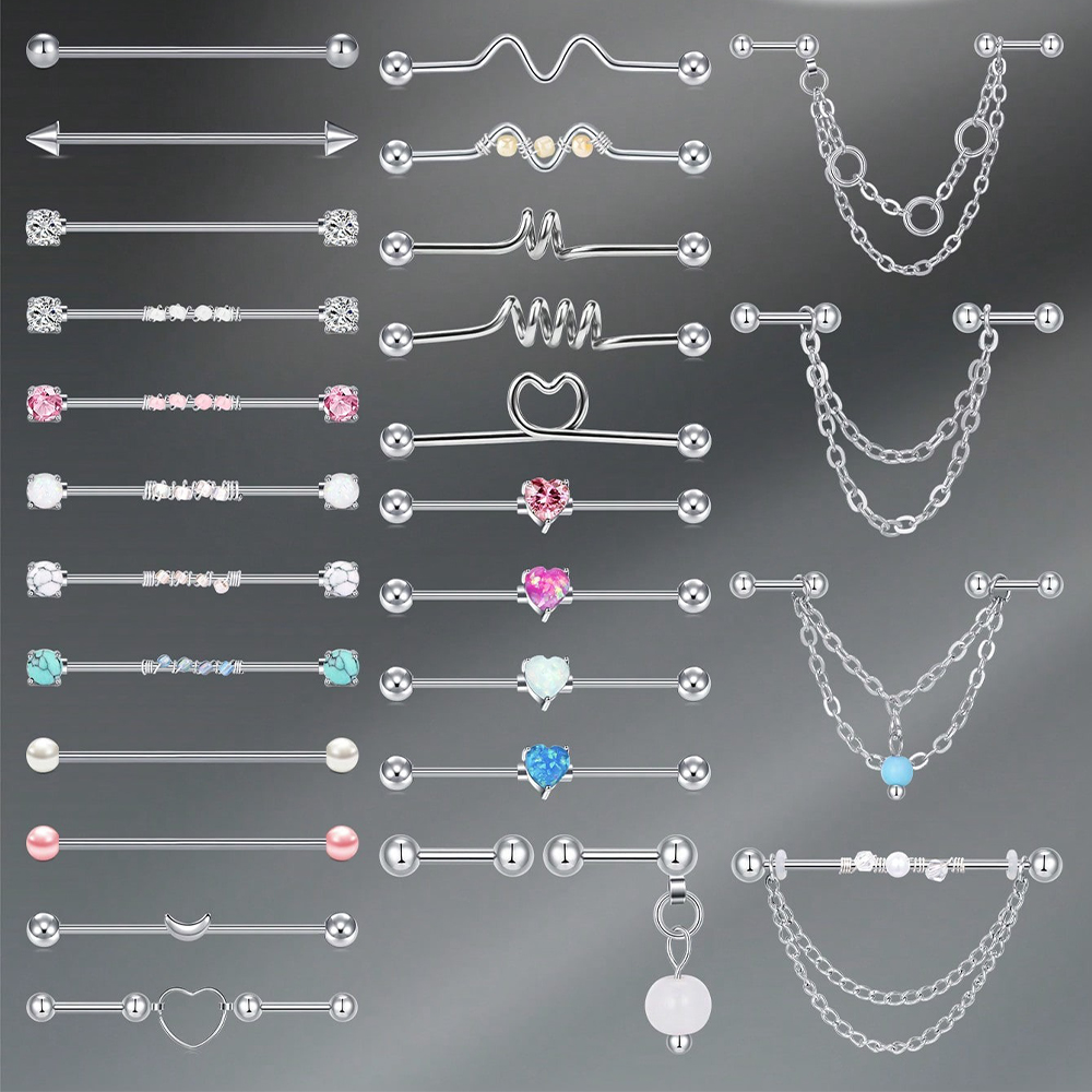 14G Industriële Barbell Kraakb - Body Jewelry Barbell recensie en prijs