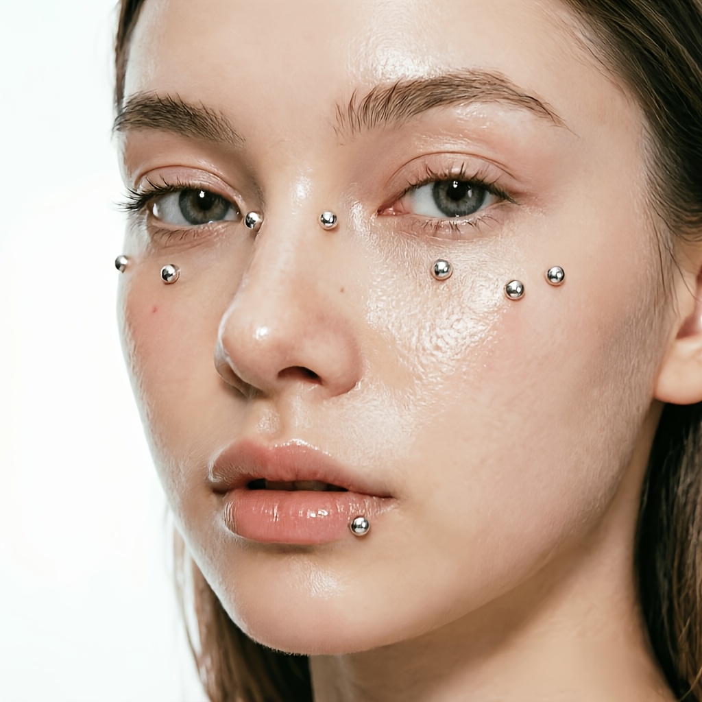 4-delige set zelfklevende nep- - Body Jewelry Piercing recensie en prijs