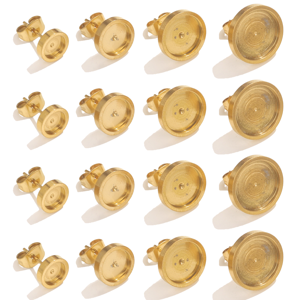10st roestvrij staal gouden oo - Body Jewelry Top recensie en prijs