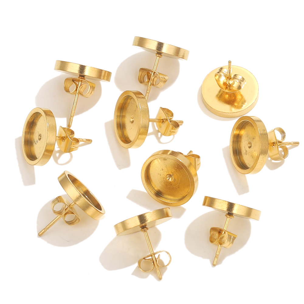 10st roestvrij staal gouden oo - Body Jewelry Top recensie en prijs