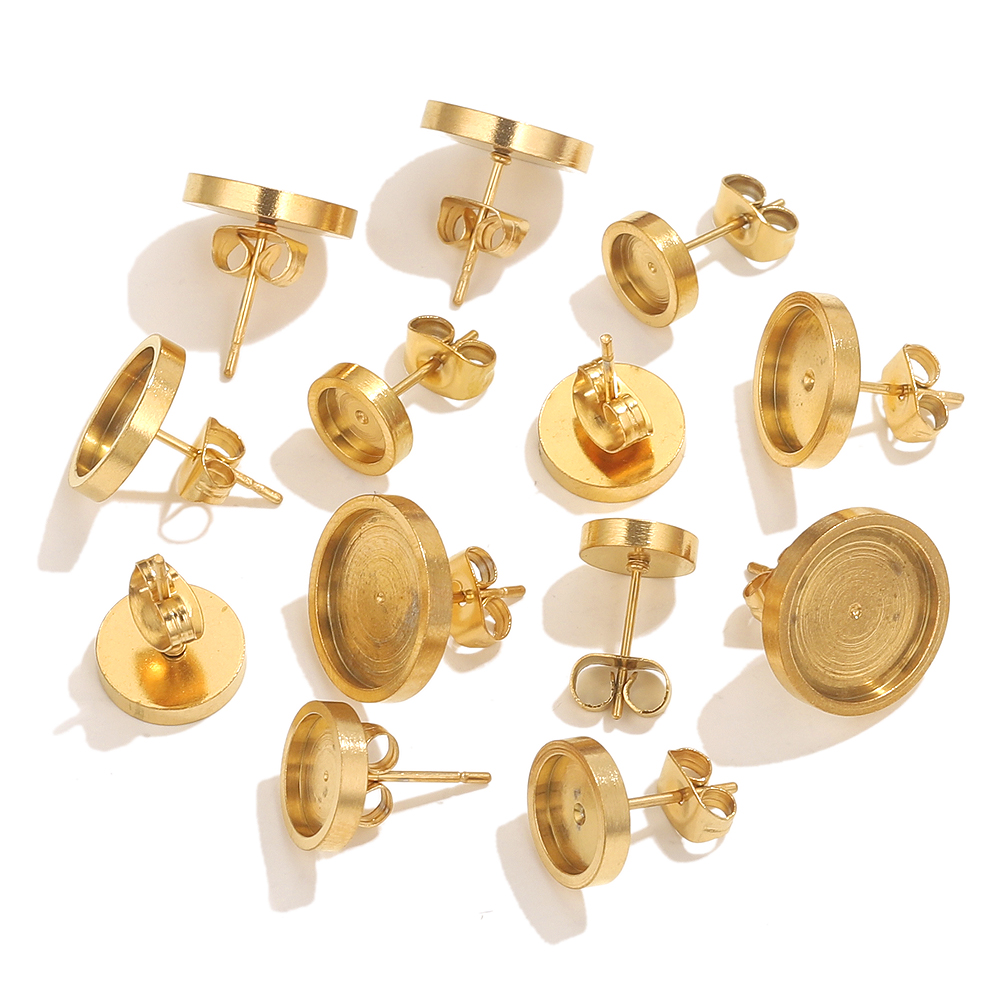 10st roestvrij staal gouden oo - Body Jewelry Top recensie en prijs