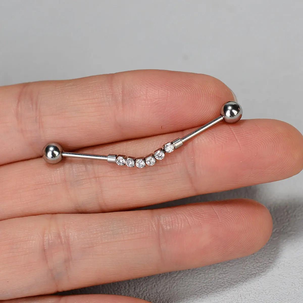 1PC Rvs Lange Industriële Oorb - Industrial Barbell Long recensie en prijs